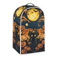 thumbnail image 2 of HELLHERO Halloween Cat Full Moon Food Processor Cover with Handle Proof Stain Dust Cover for Kitchen Home, 2 of 6