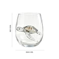 thumbnail image 2 of MYUNNIL Artisanal Marine Animal Glassware, 3D Novelty Summer Coastal Underwater Animal Stemless Drinking Glass, 4 Inch Unique Decorative Borosilicate Tumbler for Cocktails & Ocean Lover Gift, 2 of 7