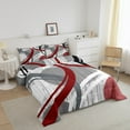 thumbnail image 3 of Erosebridal Stripes Lines Comforter Sets Toddler Size,Abstract Geometry Comforters & Duvets,Lodge Decor,Breathable,2pcs, 3 of 8