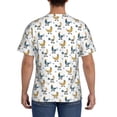 thumbnail image 2 of Rocae Farm Roosters for Men's Moisture-Wicking Crew Tee - T-Shirt for Sports, Outdoor Activities, and Casual WearSmall, 2 of 9