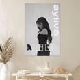 thumbnail image 2 of Music Poster- Ayliva Singer Poster- Vintage Style - Size 24x36 - Postora, 2 of 5