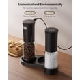thumbnail image 3 of Tomeem Electric Salt and Pepper Grinder Set with LED Power Indicator, Type-C Rechargeable,  5 Adjustable Coarseness, 2 Pack, 3 of 8