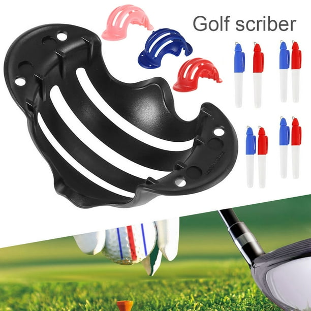 Willstar Golf Ball Line Marker Tool Triple Track Golf Ball Alignment