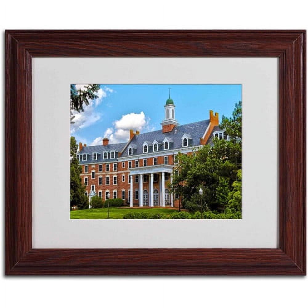 Trademark Fine Art "Graduate School" Canvas Art by CATeyes, Wood Frame