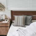 thumbnail image 6 of Stylish Grey & Beige Throw Pillow Covers 20x20inch inch - Pack of 2, Perfect for Bedroom & Living Room, 6 of 7