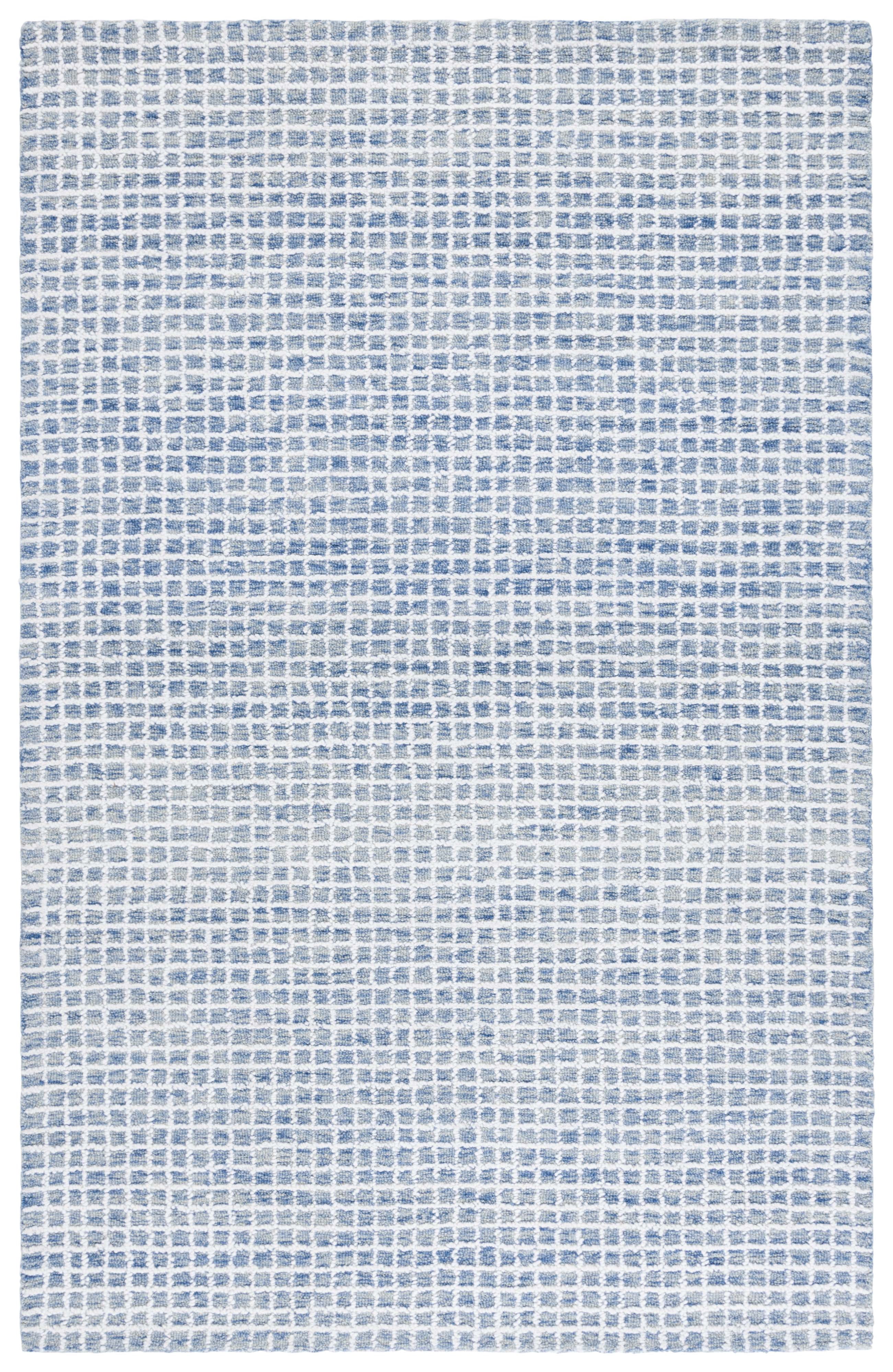 SAFAVIEH Abstract Careen Geometric Area Rug, Ivory/Blue, 3' x 5'