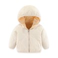 thumbnail image 2 of Miluxas Toddler Winter Coats Hooded Infants Fleece Jacket Thickened Jacket for Baby Girls Boys, 2 of 4