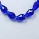thumbnail image 1 of 10Strand Glass Beads Strands Faceted teardrop Blue 15x10mm Hole: 2mm about 48pcs/strand 27.56 inch(70cm), 1 of 2