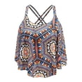thumbnail image 3 of SSLR Womens Tankinis 2 Piece Swimsuits Bathing Suits Tankini Top with Bikini Bottom Swimwear, 3 of 8