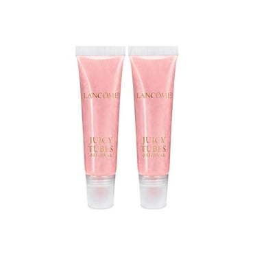 2-Pack Lancome Juicy Tubes Original Lip Gloss, 05 Marshmellow Electro (Sugar Pink with Rose Gold Shimmer), 0.33oz/10ml x 2 = 0.66 oz / 20 ml