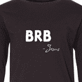 thumbnail image 4 of Inktastic Easter Brb Jesus Long Sleeve Youth T-Shirt, 4 of 5