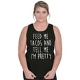 thumbnail image 5 of Feed Me Tacos and Tell Me Im Pretty Tank Top Tee Shirt Women Brisco Brands S, 5 of 6
