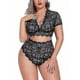 thumbnail image 1 of Plus Size Women Lace Lingerie Set Top Panties Sexy Underwear Sleepwear Nightwear, 1 of 3
