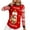 Red, variant on TJAZFJPA Green Sweater Women Autumn and Winter New Jacquard Pullover Christmas Sweater Cartoon Embroidered Sweater Ladies Sweaters Vintage Sweaters for Women