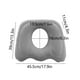 thumbnail image 3 of Cojín para hemorroides para sentarse durante largos periodos: almohadilla flocada para glúteos con alivio hueco para úlceras por presión, cojín de asiento de apoyo para silla de oficina, silla, 3 of 6