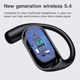 thumbnail image 4 of Q16S- Auriculares de Traducción Inalámbricos Profesionales con Auriculares Deportivos Bluetooth 5.4 de 70 Horas, Auriculares Abiertos, Pantalla Táctil Inteligente Bluetooth Inalámbrica, Auriculares co, 4 of 5