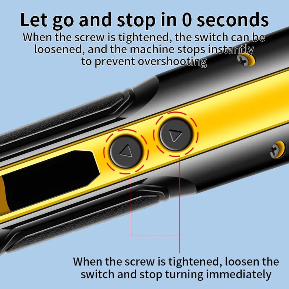 Cordless Electric Screwdriver 6.8V USB Rechargeable for Household Use with Magnetic Bits
