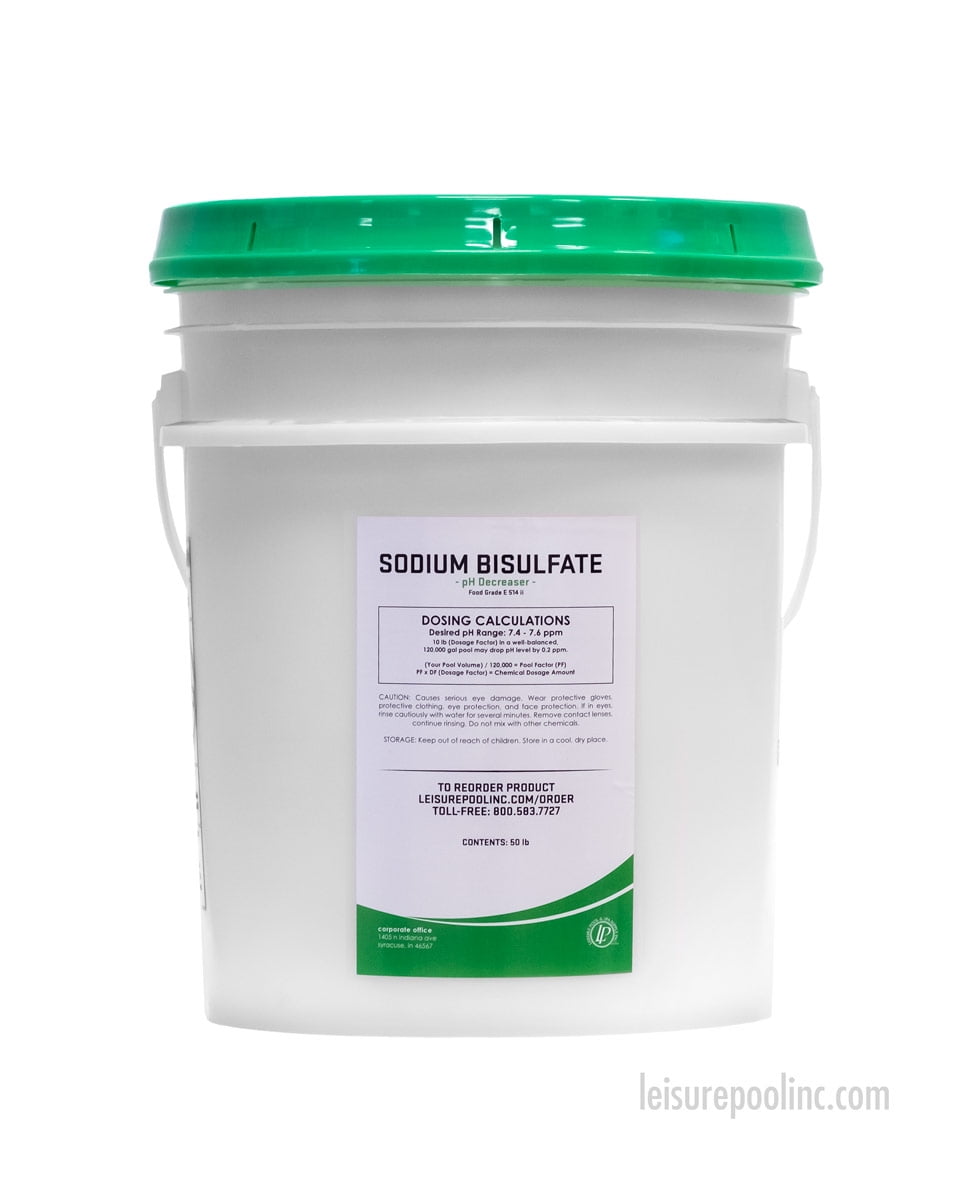 Leisure Pool pH Decreaser (Sodium Bisulfate) 50 lb. Pail