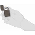 thumbnail image 5 of Zippo Lighter - Personalized Customize Message Engrave on Slim Size Windproof Lighter (Black Ice #20492), 5 of 7