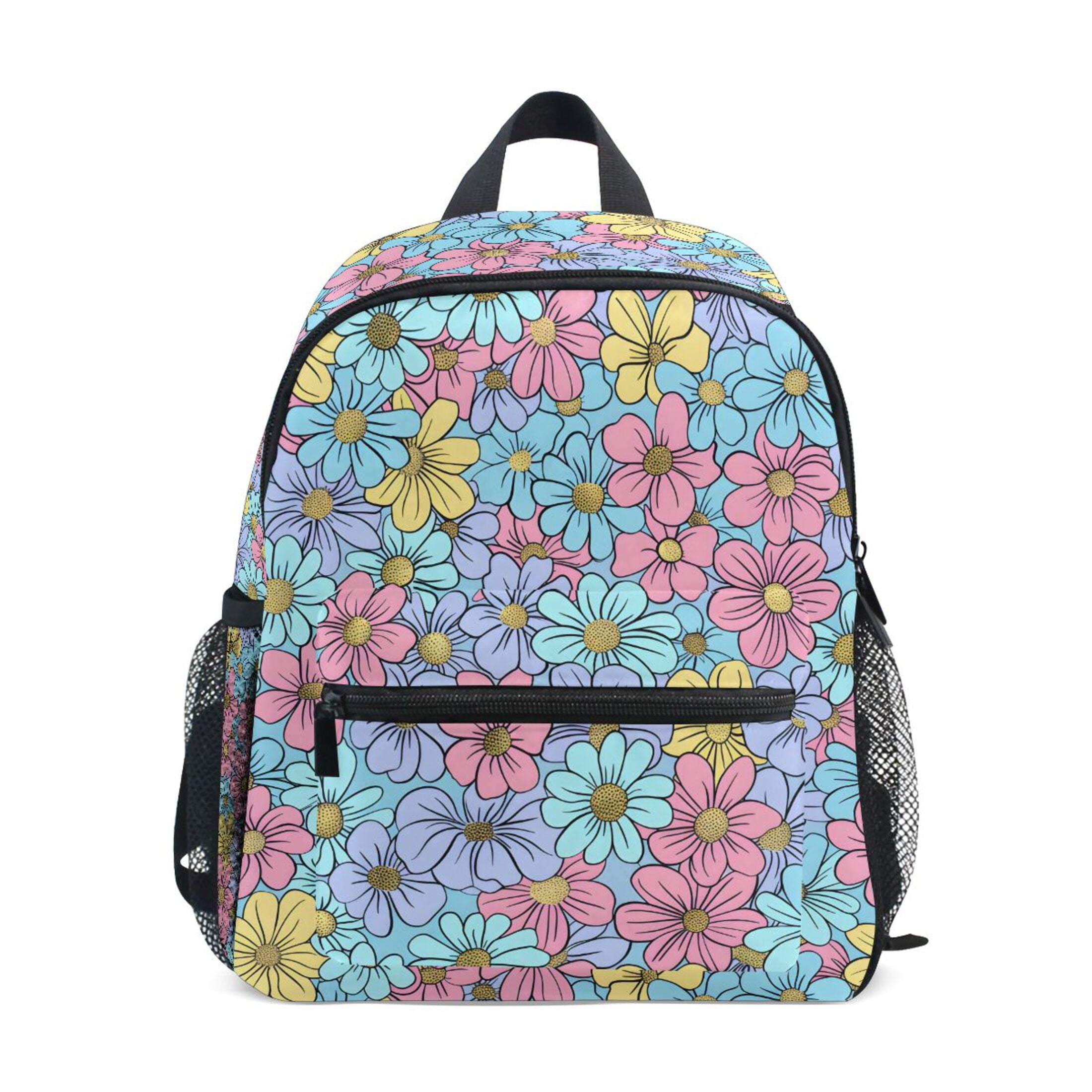 FunnyBeans Floral Printed Backpack for Women, Travel & School Bag