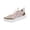 Pink, variant on AUDeals Women's Woven Sneakers, Retro Braided Platform Shoes with Casual Lightweight Comfort for Walking and Hiking (Khaki, 8)