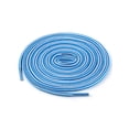 thumbnail image 1 of INSPIRE CHIC Lacet de Botte Unisexe Rond en Corde à Rayures Bicolores 1/5 Épais 90cm / 35.43 Pouces Blanc Bleu, 1 of 4