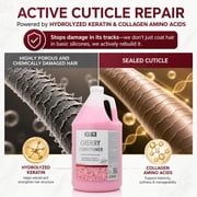 Moda - Moisturizing Conditioner for all Hair Types, Cherry, 128 Oz, Professional - Strengthens, Moisturizes, Leaves Hair Soft and Shiny, Adds Volume, Protects Color and Restore