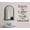 Black, variant on Decal ~ Enjoy ~ Lather ~ Soak ~ Unwind #3 : Bathroom Wall or Glass Decal (Gray) 13" x 24"