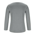 thumbnail image 6 of V Neck T Shirts for Men Long Sleeve Tshirts Shirt Mens Casual Solid Color Stretchy Slim Pullover Basic Breathable Athletic Workout Tees Tops, 6 of 7