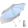 thumbnail image 1 of Mini sombrilla paraguas plegable Uv sombrilla femenina paraguas de lluvia bolsillo 215g, 1 of 5