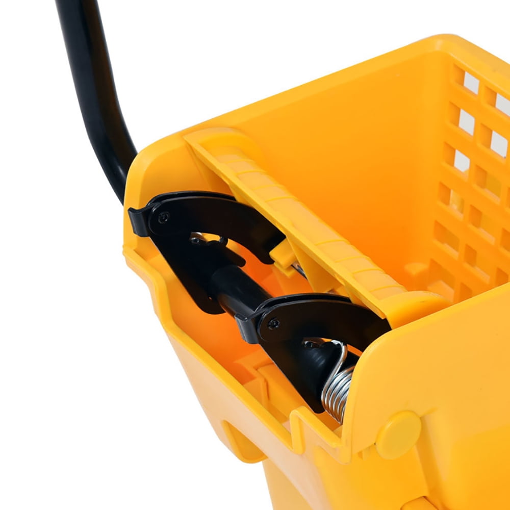 Spaco 31 Quart Side Mop Bucket Press Wringer