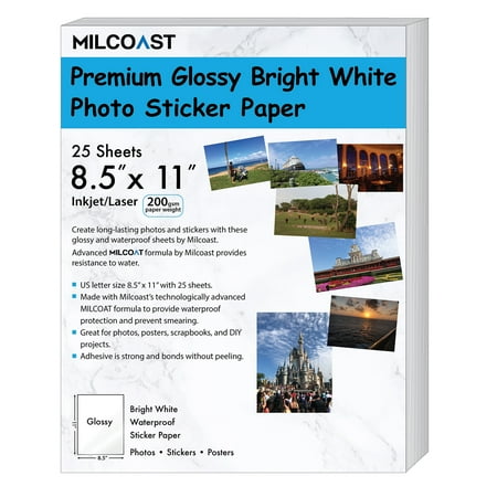 Milcoast Glossy Full Sheet 8.5