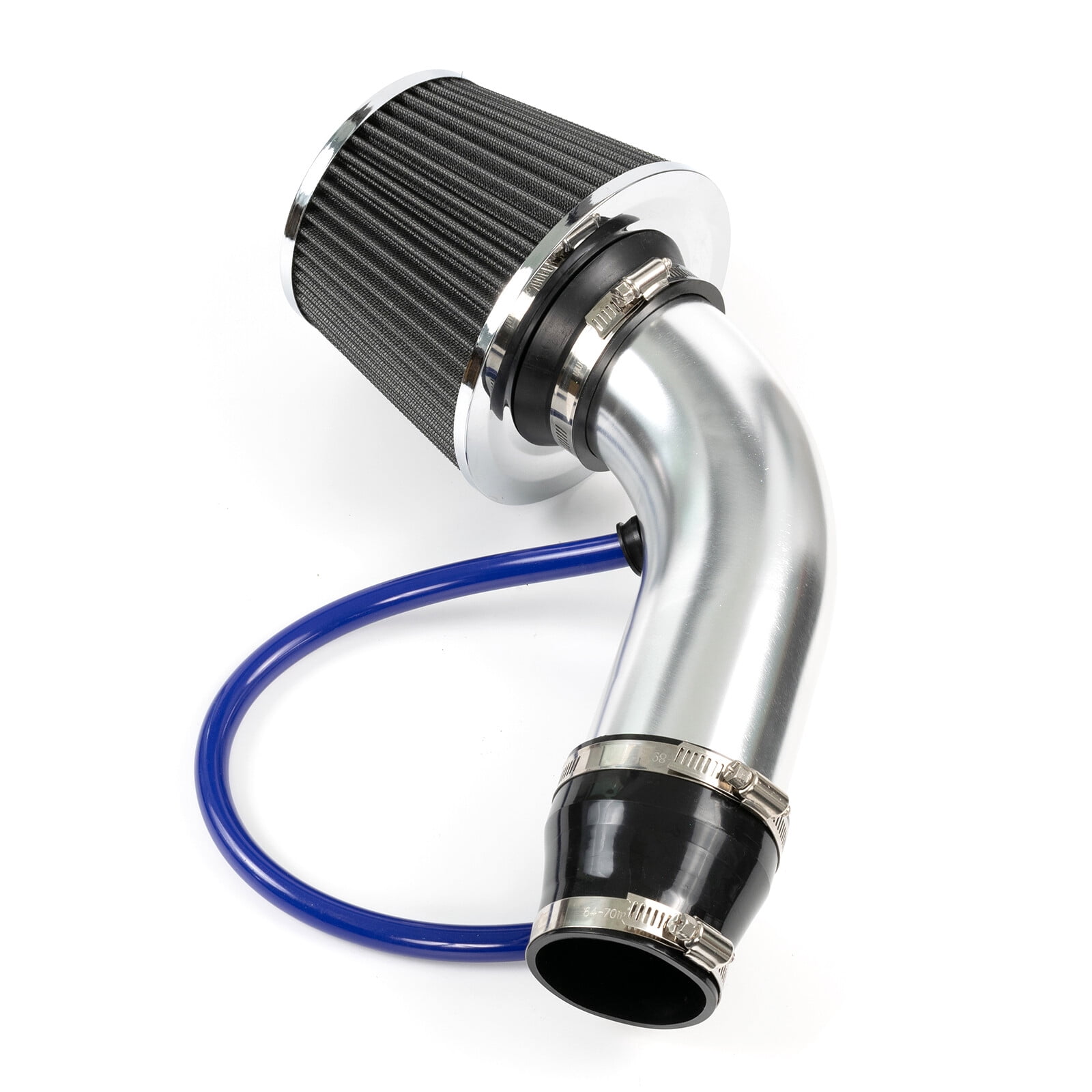 Yiyasu Universal 3" Car Inlet Cold Air Intake Filter Induction Kit Pipe Hose System