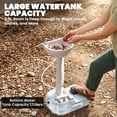 thumbnail image 3 of kleankin Portable Camping Sink Hand Wash Station Basin with 4.5 Gallon Water Tank, Soap Dispenser and Towel Holder, 3 of 9
