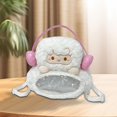 thumbnail image 1 of Mochila de peluche, mochila resistente, regalo de cumpleaños, juguetes de peluche ligeros, dibujos animados para adultos, niños, niñas, adolescentes y, 1 of 8