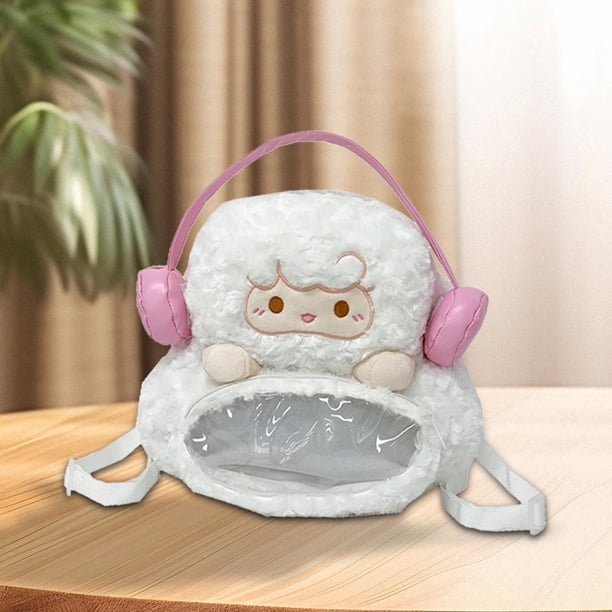 Mochila de peluche, mochila resistente, regalo de cumpleaños, juguetes de peluche ligeros, dibujos animados para adultos, niños, niñas, adolescentes y