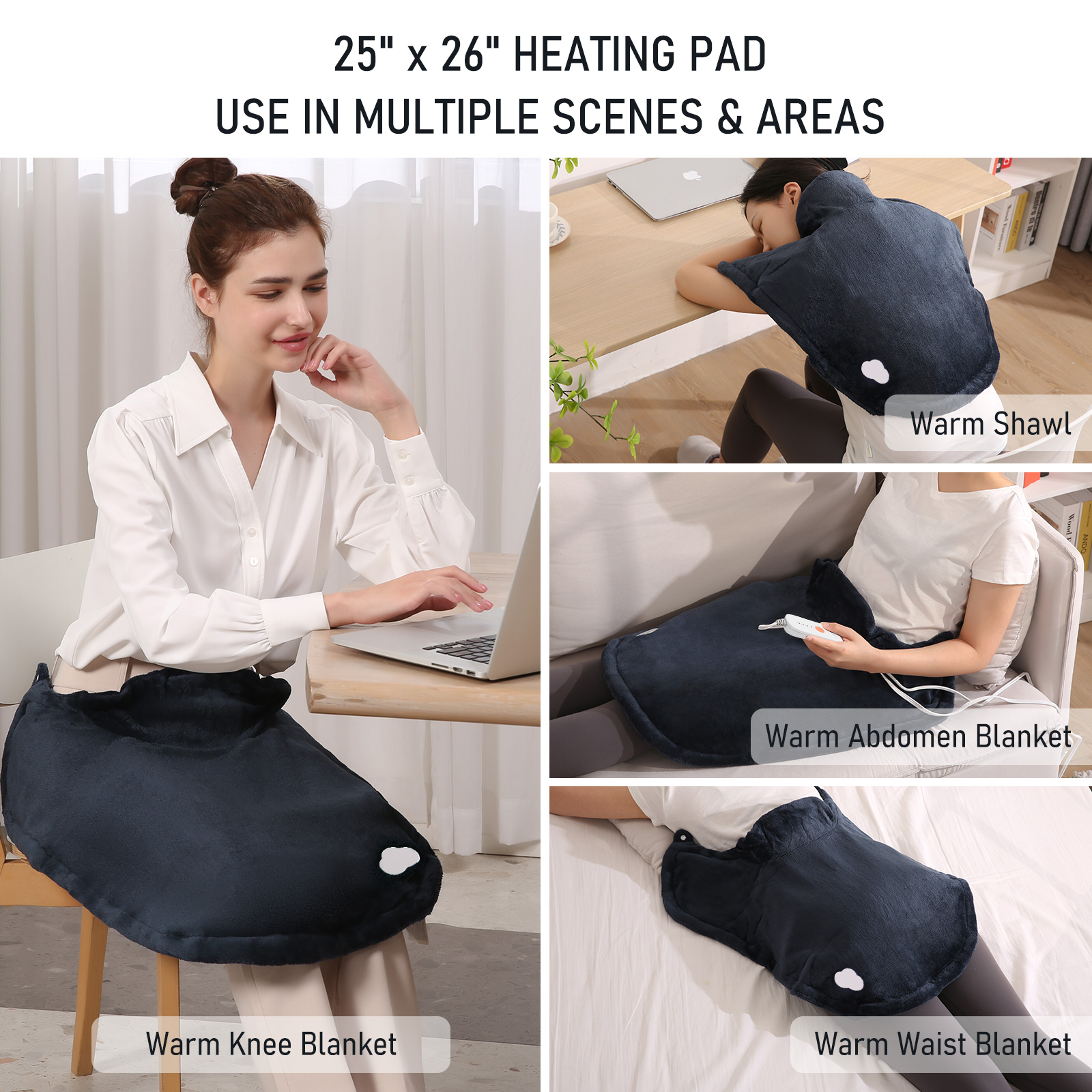 Entil Widen Heating Pad For Shoulder And Back 25" x 26" photo 7