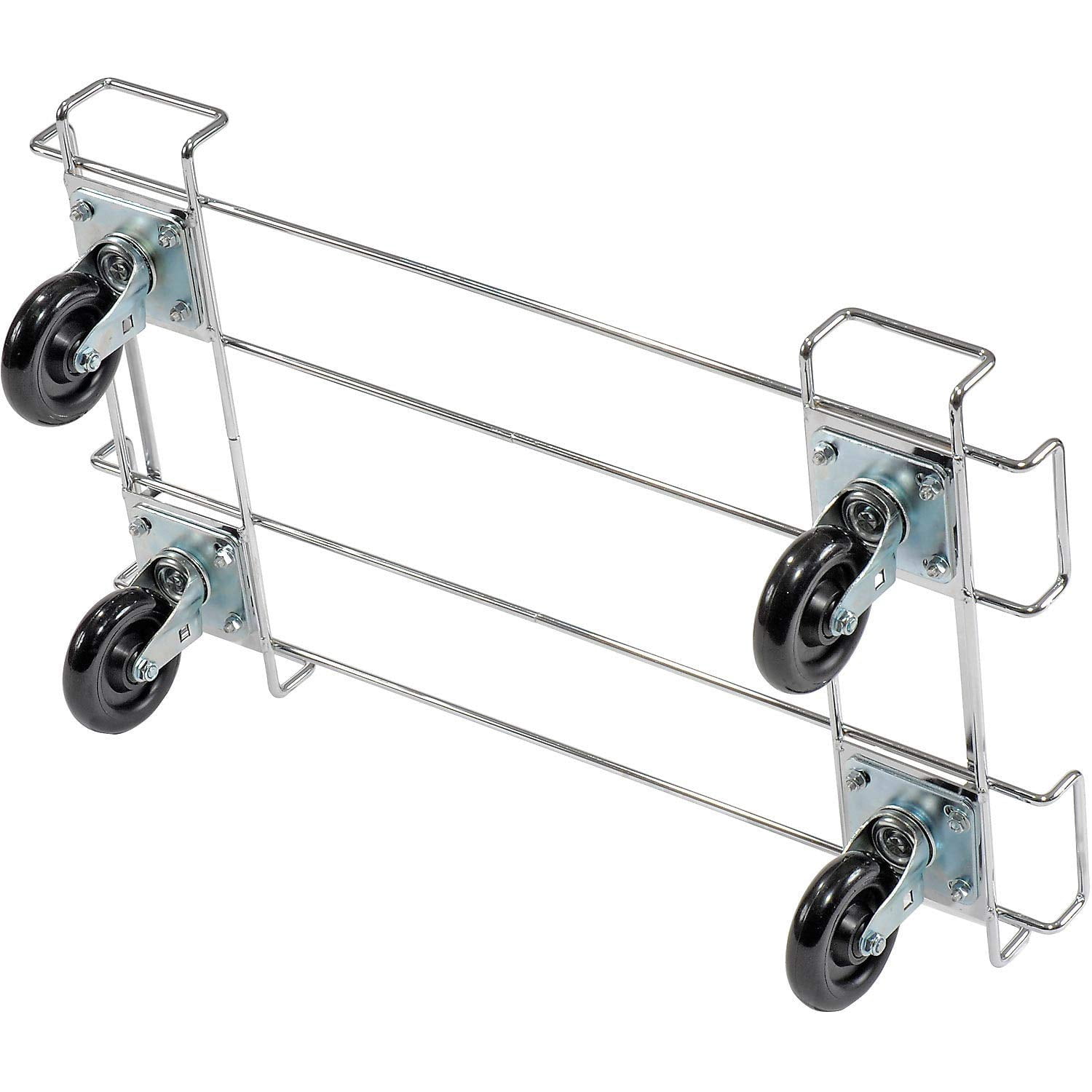 Wire Rack Dolly Base With 5" Poly Swivel Casters, 36"Lx20"W