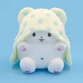 thumbnail image 4 of Muñeco de peluche de oso de peluche con forma de manta Marumofubiyori de Sanrio Kawaii, muñeco de peluche de Sanrio Marumofubiyori, regalo para niña, 4 of 4