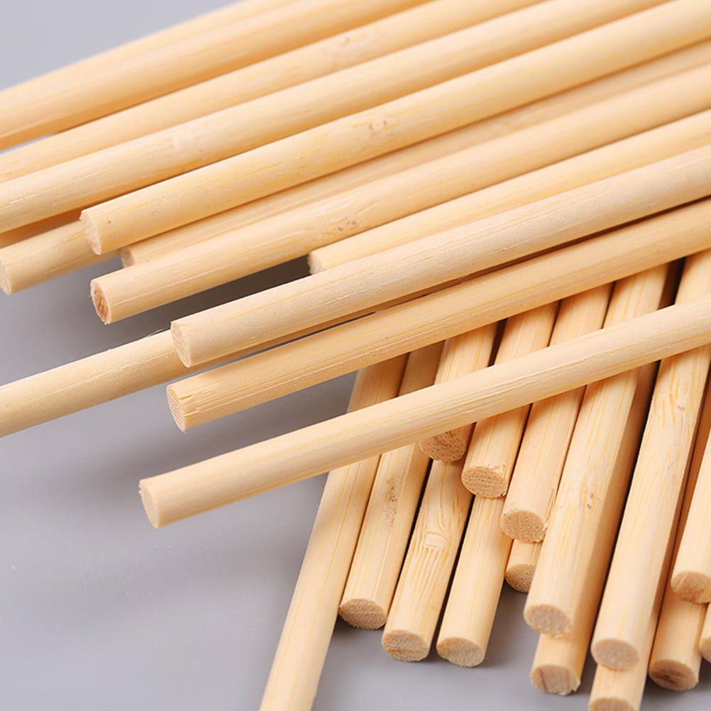 Diy craft sticks 100pcs DIY Bamboo Sticks Craft Sticks for Art Crafting Projects Handcraft