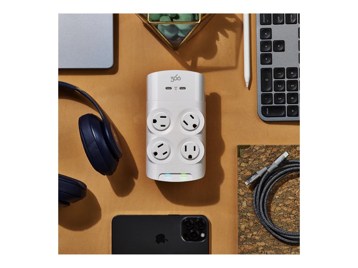 360 Electrical Revolve60 - Surge protector - 1875 Watt - output connectors: 4