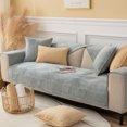 thumbnail image 1 of Autumn and Winter Super Soft Solid Color Plush Thickened Warm and Anti Slip Sofa Cover, 1 of 5