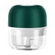 thumbnail image 3 of Matsuzay Picadora de ajos Jooan's Kitchen, prensa de ajos USB de 45W, picadora eléctrica recargable para alimentos y verduras Cocina y Comedor Verde 100 ml, 3 of 6