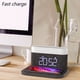 thumbnail image 4 of Reloj despertador con pantalla LED de carga inalámbrica con absorción magnética tres en uno multifuncional, luz nocturna con atenuación táctil y carga rápida de 15 W, 4 of 6