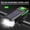 *New--Green, variant on Solar & USB Rechargeable Bike Light with Horn, Waterproof LED Headlight for Night Cycling, Multi-Color Cycling Safety Equipment