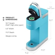 Keurig K-Mini Plus Single Serve K-Cup Pod Coffee Maker, Cool Aqua