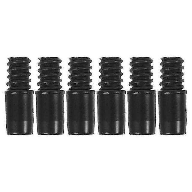 6pcs Replacement Tail Adapter Threaded Tip Replacement Threaded Tip Repair Mop Handle Pole Handle