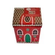Holiday Time Christmas Candy House Box, 3psc Nested, 3 Sizes Assorted