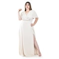 thumbnail image 1 of Vestido largo con abertura Roman Fashion / Tallas Extras, 2010 (Beige) beige 36, 1 of 6