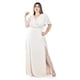 thumbnail image 1 of Vestido largo con abertura Roman Fashion / Tallas Extras, 2010 (Beige) beige 38, 1 of 6